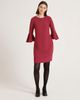 Finery London Finery London Izzy Rich Crepe Long Sleeve Short Dress - 2