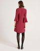 Finery London Finery London Izzy Rich Crepe Long Sleeve Short Dress - 3