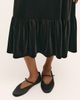 Finery London Finery London Joline Velvet Tiered Midi Skirt - 5
