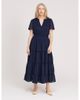 Finery London Finery London Juniper Short Sleeve Cotton Midi Dress - 1