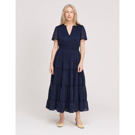 Finery London Finery London Juniper Short Sleeve Cotton Midi Dress