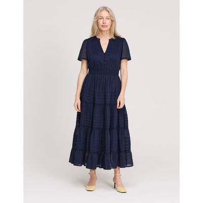 Finery London Finery London Juniper Short Sleeve Cotton Midi Dress