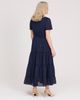 Finery London Finery London Juniper Short Sleeve Cotton Midi Dress - 3