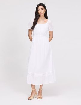 Finery London Finery London Mandy Cotton Voile Midi Dress