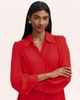 Finery London Finery London Melina Chiffon Button Down Blouse - 2