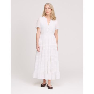 Finery London Finery London Petite Juniper Short Sleeve Midi Dress