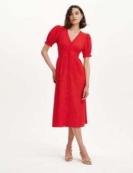 Finery London Finery London Petite Samantha Button Down Midi Dress