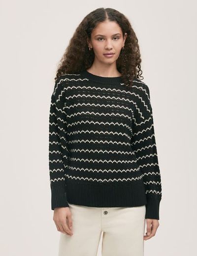 Finery London Finery London Sansa Long Sleeve Crochet Sweater