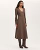 Finery London Finery London Seraphina Ponte Jersey V-Neck Midi Dress - 1