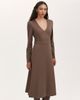 Finery London Finery London Seraphina Ponte Jersey V-Neck Midi Dress - 2
