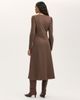 Finery London Finery London Seraphina Ponte Jersey V-Neck Midi Dress - 3