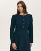 Finery London Finery London Shauna Crepe Long Sleeve Short Dress - 5