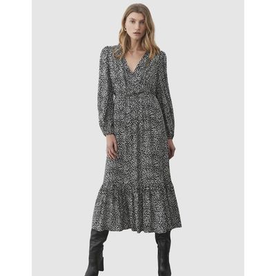 Finery London Finery London Suzie Animal Print Midi Dress