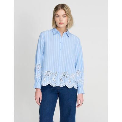Finery London Finery London Sydnee Stripe Cotton Shirt