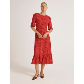 Finery London Finery London Sylvie Polka Dot Midi Dress