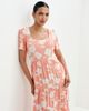 Finery London Finery London Teresa Floral Print Tiered Midi Dress - 5