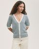Finery London Finery London Willa Short Sleeve Striped Cardigan - 1