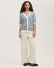 Finery London Finery London Willa Short Sleeve Striped Cardigan - 5