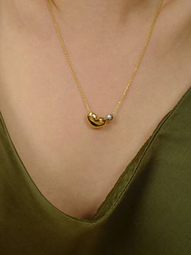 fiore Bubble Heart Necklace