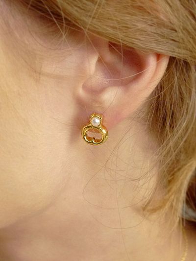 fiore Heart Travel Key Earring