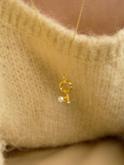 fiore Heart Travel Key Necklace
