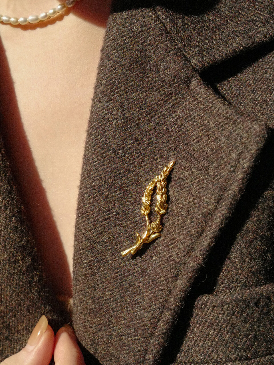 fiore Lavender Garden Brooch