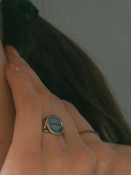 fiore Sterling Silver Adjustable Coronet Ring