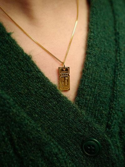 fiore ticket to paris necklace