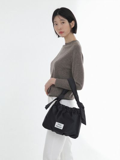 Fiori Fleurir Lottie tote Shoulder Bag _Black