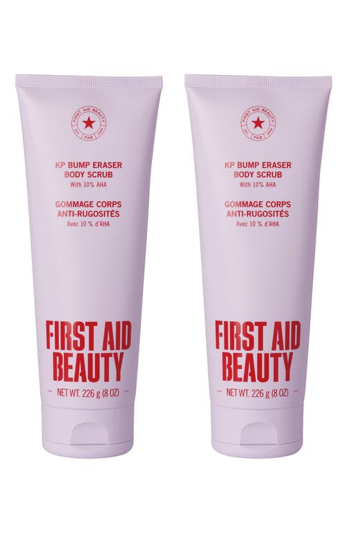 First Aid Beauty First Aid Beauty KP Bump Eraser Body Scrub 10% AHA - Polished Radiance Duo $60 Value 