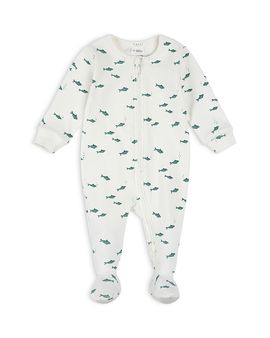 Firsts By Petit Lem Firsts by petit lem Boys' Little Fishies Sleeper Footie