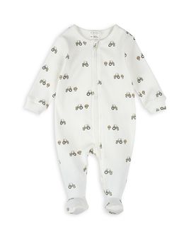 Firsts By Petit Lem Firsts by petit lem Boys' Pear Picking Truck Print Footie Sleeper