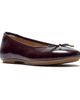 FitFlop FitFlop Delicato Bow Textured Patent Leather Ballet Flats - 1