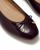 FitFlop FitFlop Delicato Bow Textured Patent Leather Ballet Flats - 3