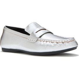 FitFlop FitFlop Delicato Crinkle Metallic Leather Loafers