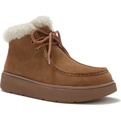 FitFlop FitFlop Gen-FF Suede Shearling Lace Up Boots