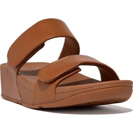 FitFlop FitFlop Lulu Adjustable Leather Slides Sandals