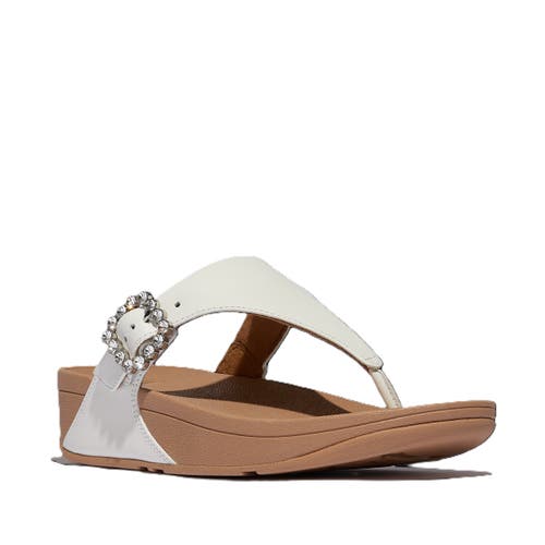 FitFlop FitFlop Lulu Crystal Buckle Toe Post Sandal