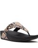 FitFlop FitFlop Lulu Snake Toe-Post Sandals - 1