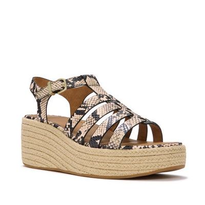 FitFlop FitFlop Platfform Snake Espadrille Fisherman Sandals