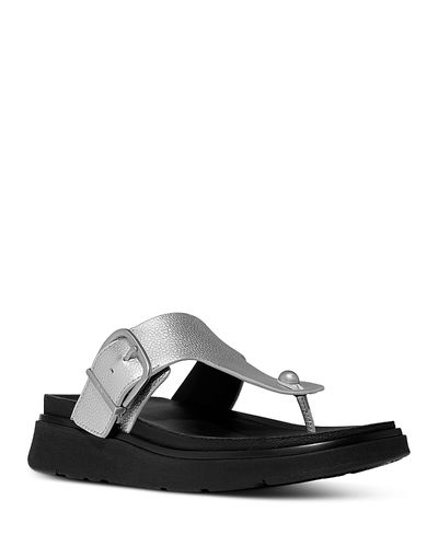 Fitflop FitFlop Women's Gen-ff Metallic Leather Thong Sandals