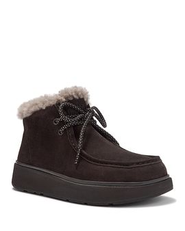 Fitflop FitFlop Women's Gen-ff Suede Shearling Lined Ankle Boots