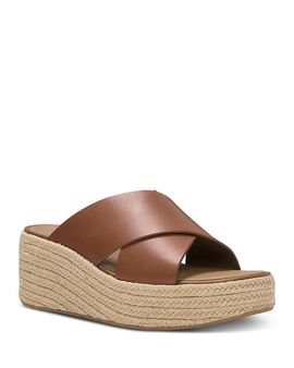 Fitflop FitFlop Women's Leather Espadrille Wedge Platform Sandals