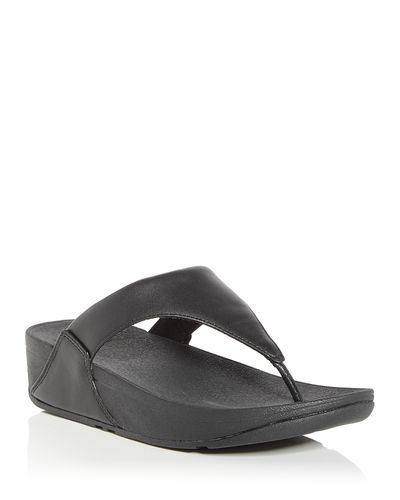 Fitflop FitFlop Women's Lulu Thong Wedge Sandals