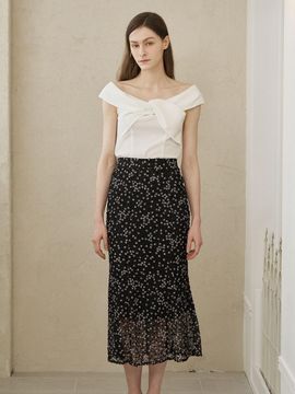 FIVE AVENUE Flora Mermaid Skirt(2color)_YT23S101