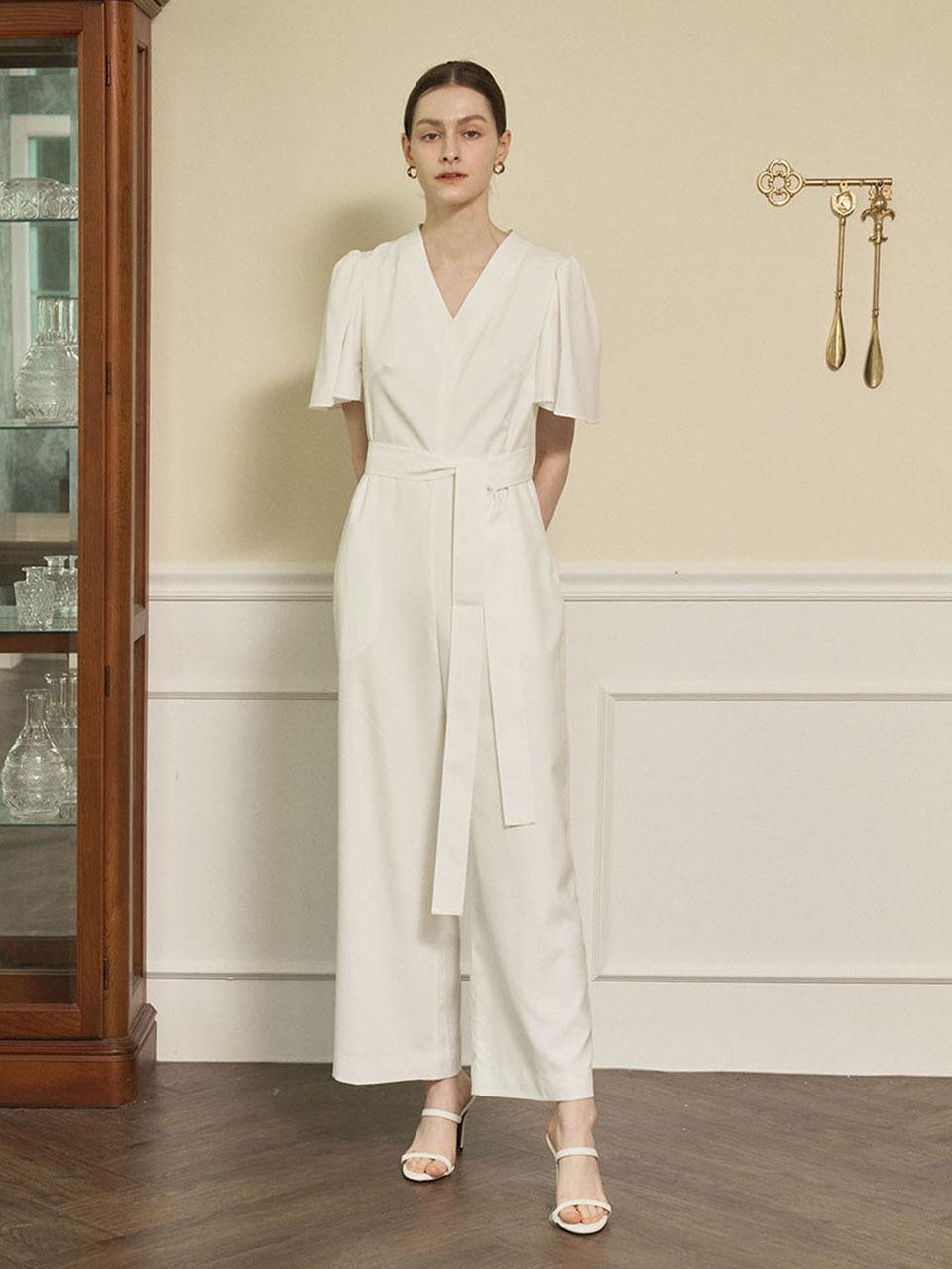FIVE AVENUE Tessa Stitch Jumpsuit(2color)_YT22JS006