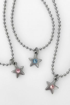 Five Fourty Nine Five Fourty Nine Astro Ball Bead Necklace in Blue, Women's at Urban Outfitters