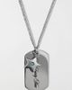 Five Fourty Nine Five Fourty Nine Tag Chain Necklace in Blue, Women's at Urban Outfitters - 2