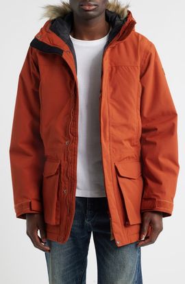 Fjällräven Fjällräven Nuuk Lite Waterproof Parka With Faux Fur Trim