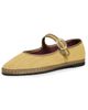 Flabelus Flabelus Alessia Mary Jane Flats Yellow - 1